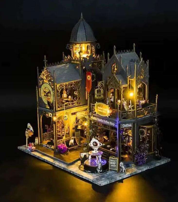 Конструктор мініатюрний DIY House Magic Castle набір румбокс 24,5x19,9x21,7 см (2104618648) - фото 3 Конструктор мініатюрний DIY House Magic Castle набір румбокс 24,5x19,9x21,7 см (2104618648) - фото 3