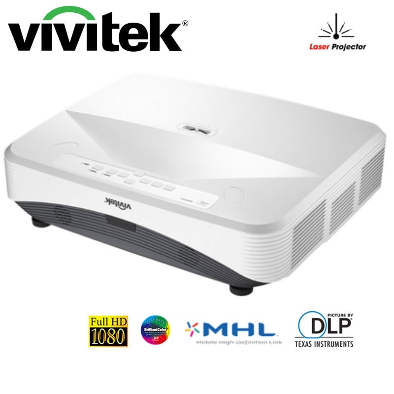 Проектор Vivitek DH765Z-UST 1080p 4000Lm 12000:1 2хHDMI 10W ультракороткофокусний (tf5786) - фото 2