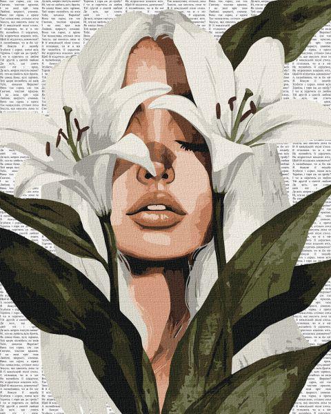 Картина по номерам Ideyka Красочная поэзия: Лилии 40x50 см (Id-KHO8614)