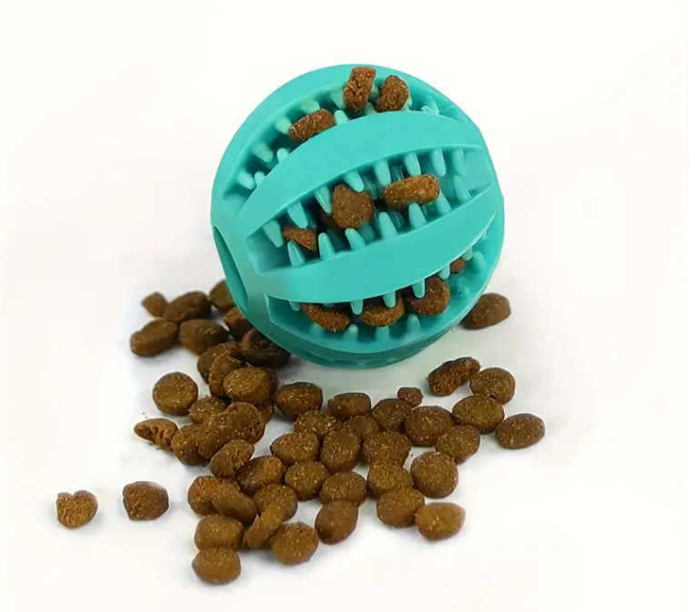 Игрушка-мяч для собак интерактивная/жевательная/дозатор лакомства и чистка зубов (2006) - фото 7