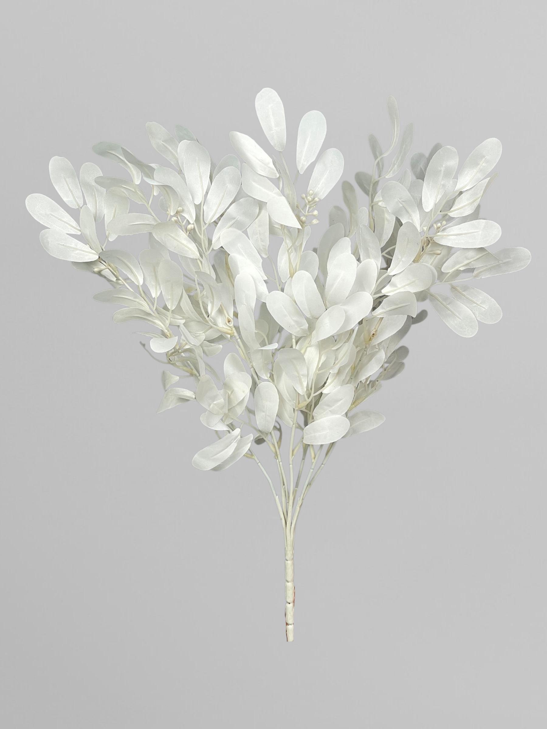 Штучний самшит 47 см Білий (Р05024)