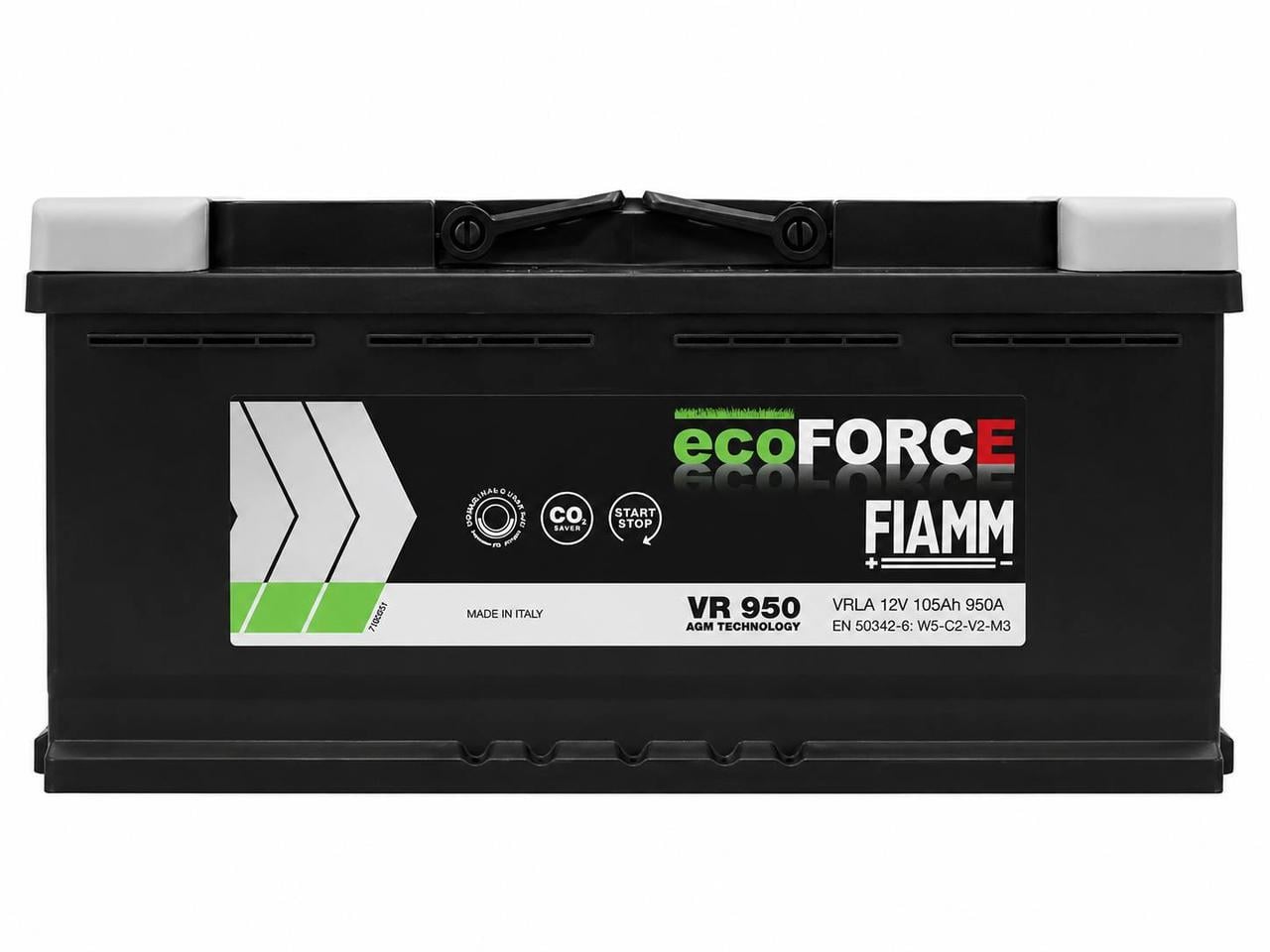 Акумулятор автомобільний Fiamm AGM 105 Ah 950A R+ 12V (3146097951) Акумулятор автомобільний Fiamm AGM 105 Ah 950A R+ 12V (3146097951)