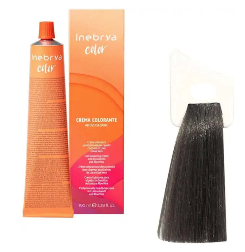 Крем-краска для волос INEBRYA Color с содержанием аммиака 100 мл 8/1 Светло-русый пепельный