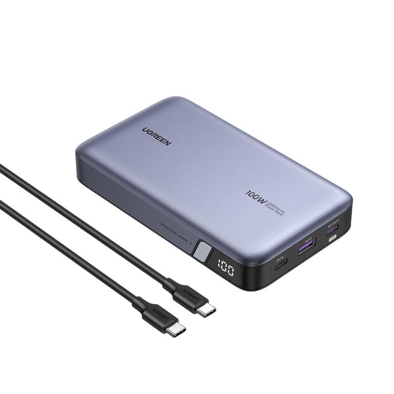 Повербанк Ugreen PB720 20000 mAh 100W Grey (25188)