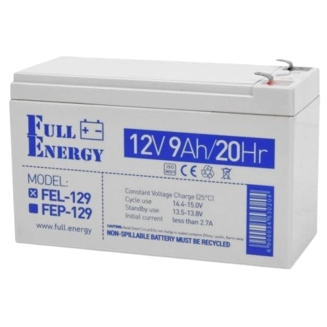 Акумуляторна батарея Full Energy FEL-129 9 Ah 12V з технологією GEL (30167392)
