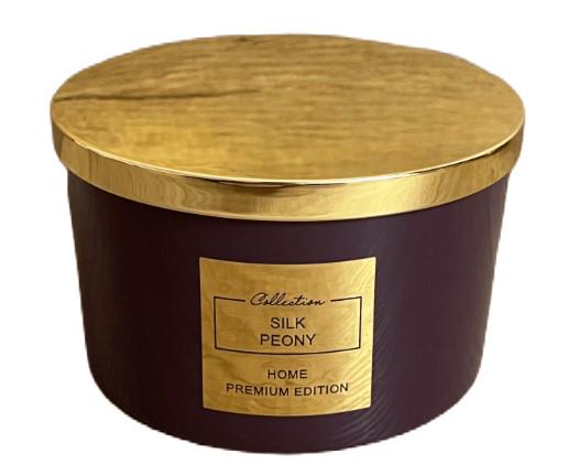 Ароматизированная свеча Aromatherapy Silk Peony Фиолетовый