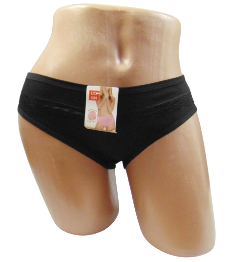 Трусы женские Uokin 7776 L Черный Трусы женские Uokin 7776 L Черный