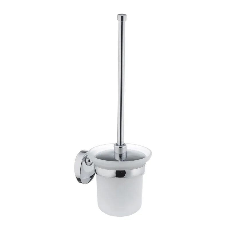 Ершик для унитаза Zerix LR3310 настенный с крышкой Хром (LL1441)