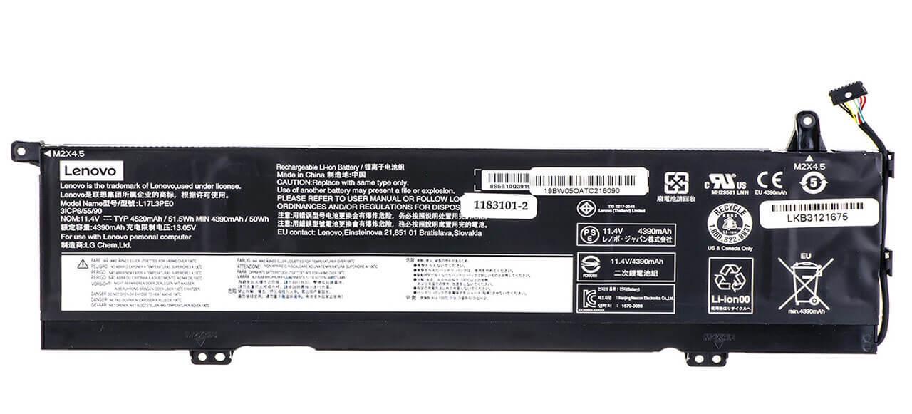 Акумулятор для Lenovo Yoga 730-15IBK L17L3PE0