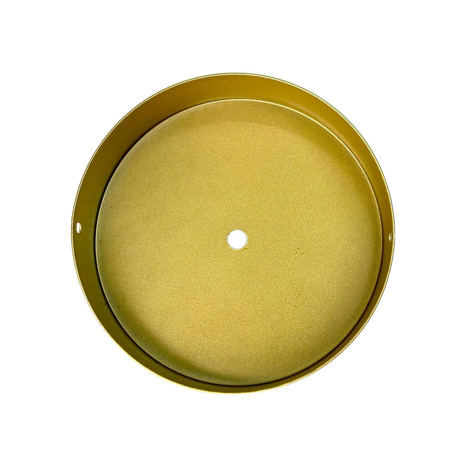 Розетка потолочная d 150х40 мм под драйвер Золото (52048) - фото 4 Розетка потолочная d 150х40 мм под драйвер Золото (52048) - фото 4