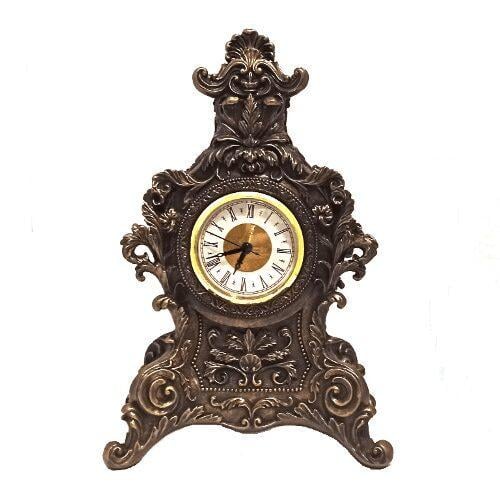 Настільний годинник Veronese 31х20х13 см з бронзовим покриттям (75653V1)