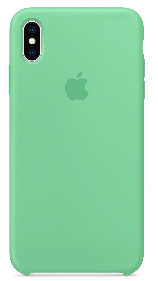 Чехол-накладка Apple Silicone Case for iPhone Xs, Spearmint (HC) - фото 3