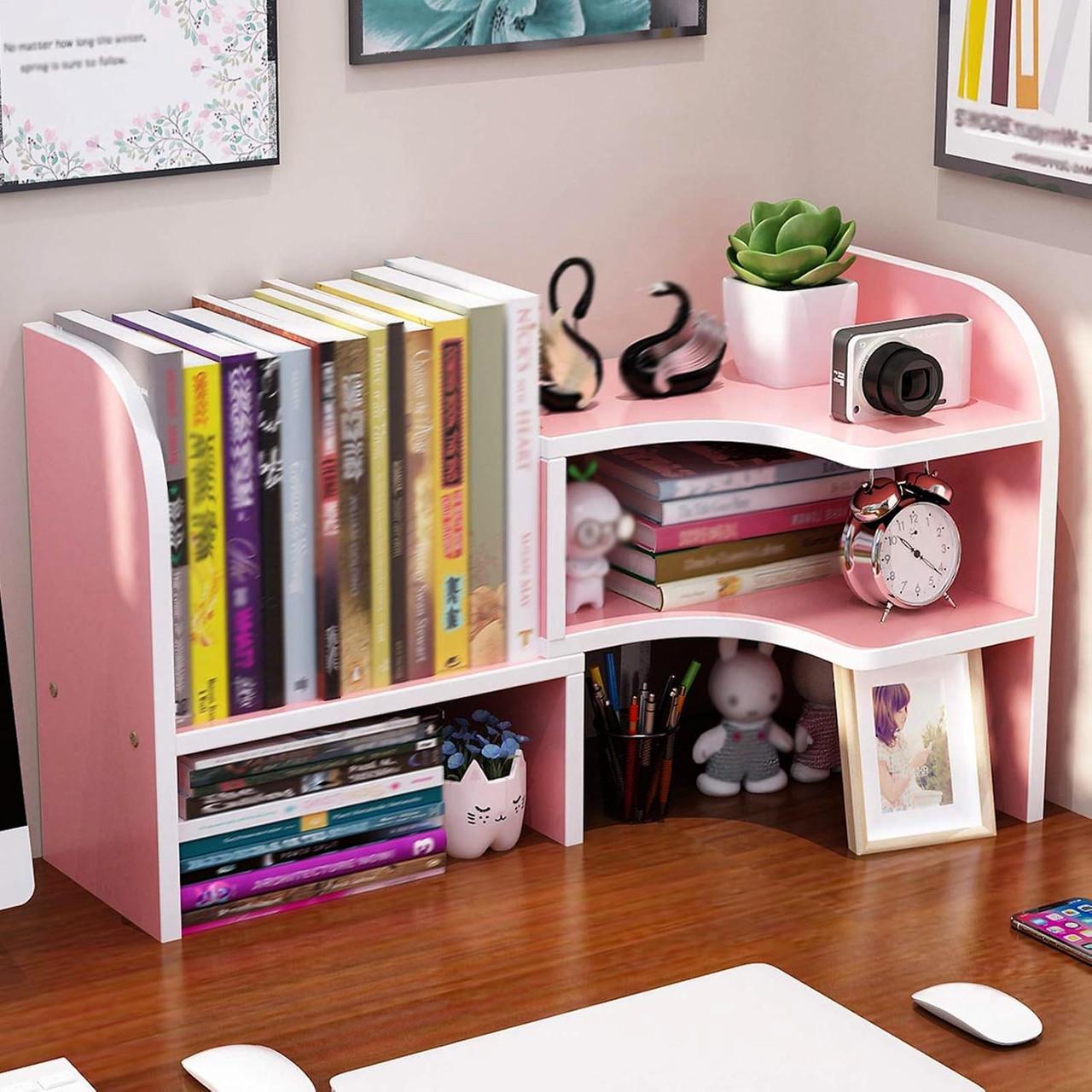 Полка-надстройка настольная из дерева Калести барби (АКД-004650)