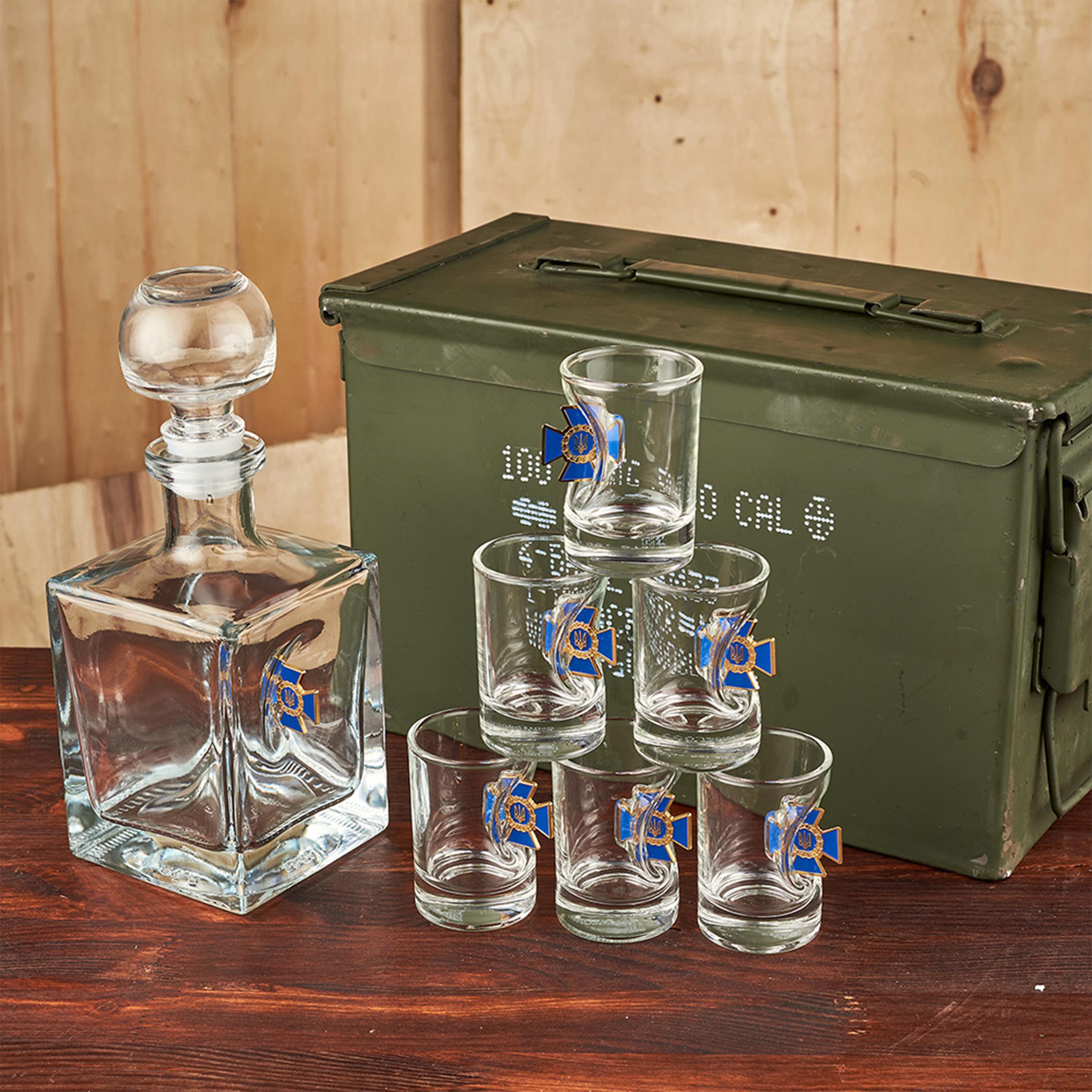 Набор VSKLO БК маленький графин и рюмки СБУ (28918583) - фото 7 Набор VSKLO БК маленький графин и рюмки СБУ (28918583) - фото 7