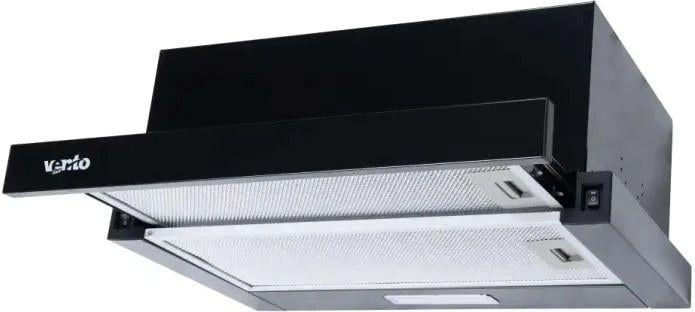 Вытяжка Ventolux GARDA 60 BK 1000 LED 2S Черный (33164841)
