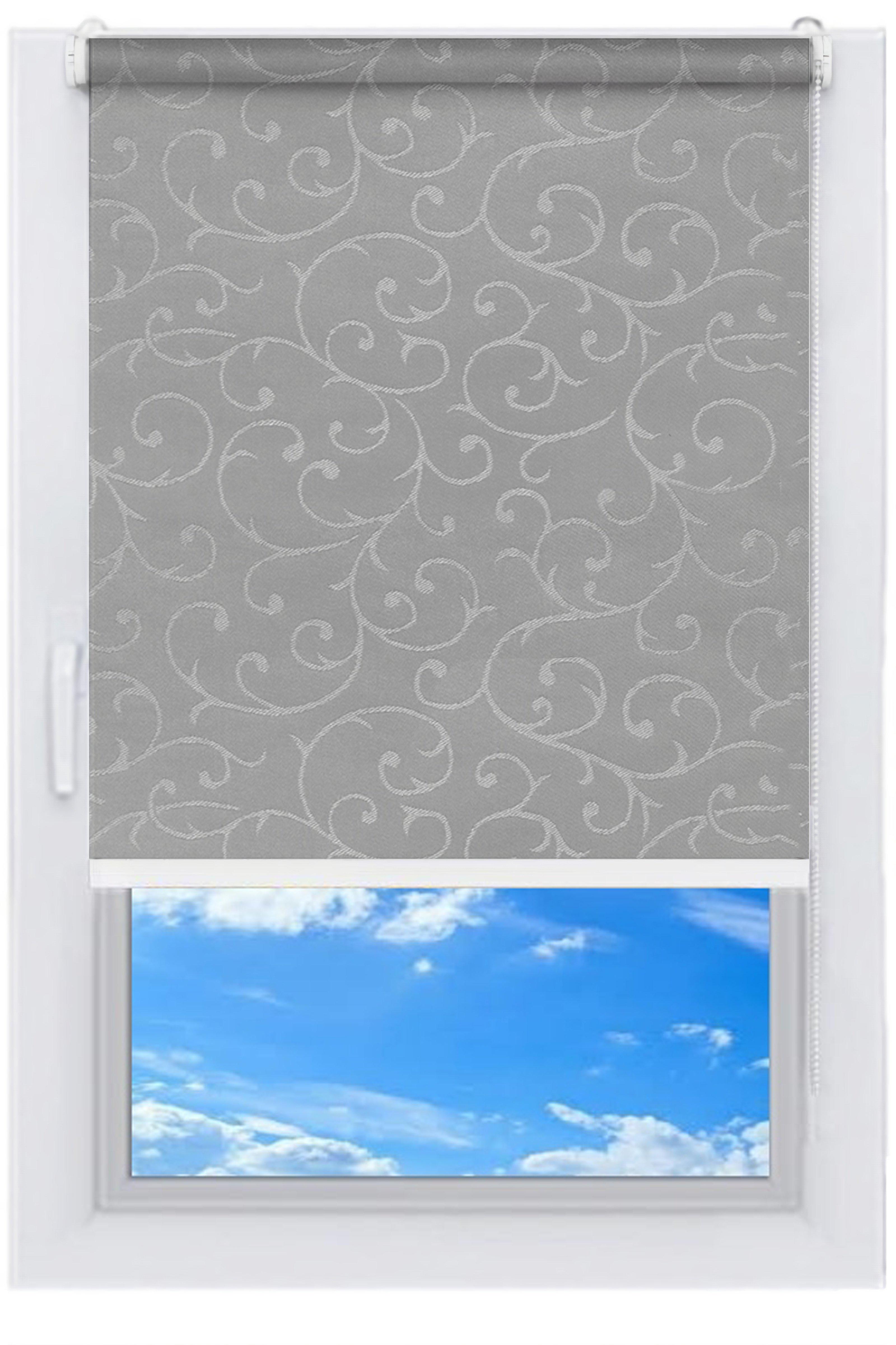 Рулонная штора NewTex Акант 100х165 см Серый (2267)