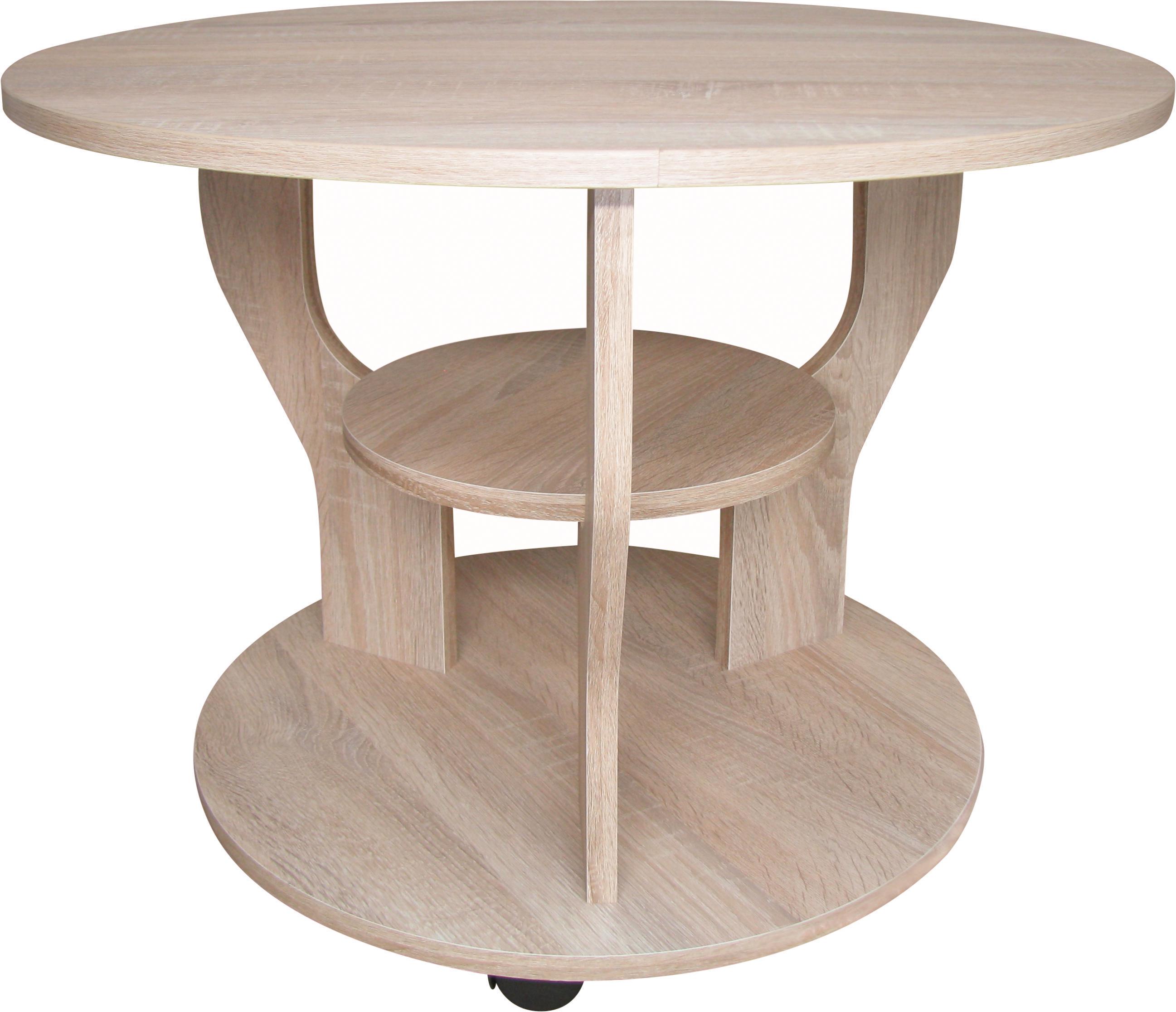 Стол журнальный МАКСИ-МЕбель Крокус XR плюс Дуб сонома (5102900)