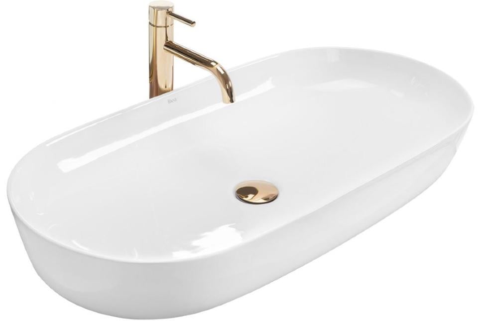 Умивальник Rea Cleo 81 41x81 см Білий (REA-U0563)