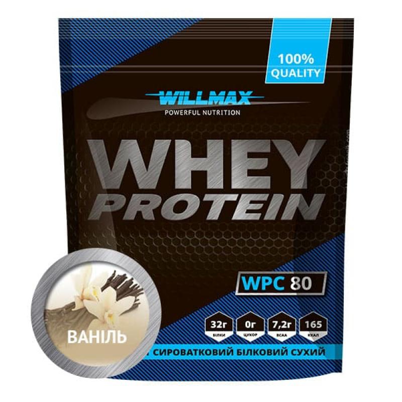 Протеин сывороточный Willmax Whey Protein 80 % 920 г Ваниль (10561-3) - фото 1