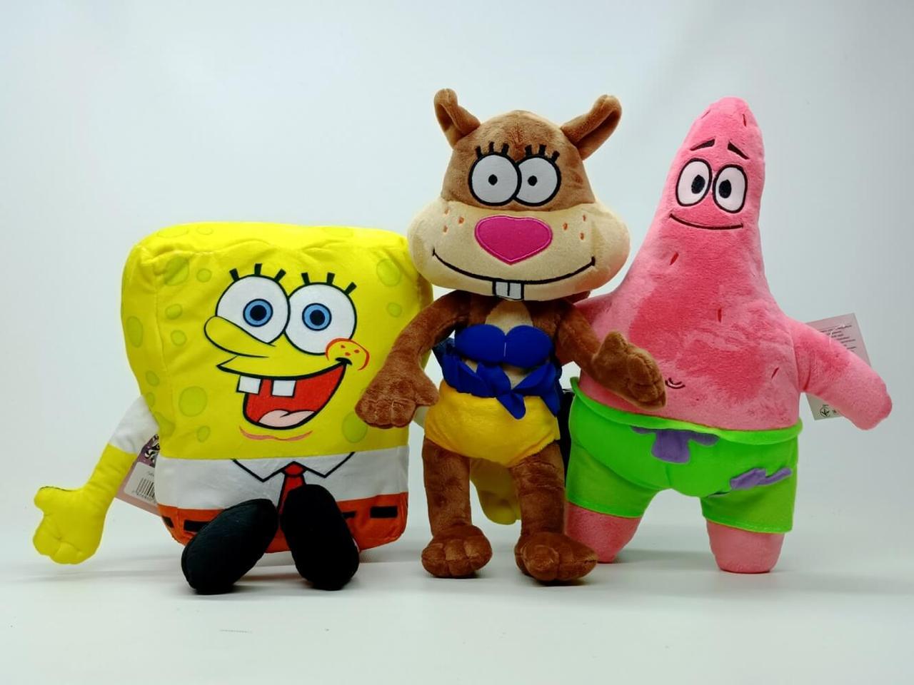 Набір м'яких іграшок Star Toys Спанч Боб і друзі 3 шт.(6756576-35)