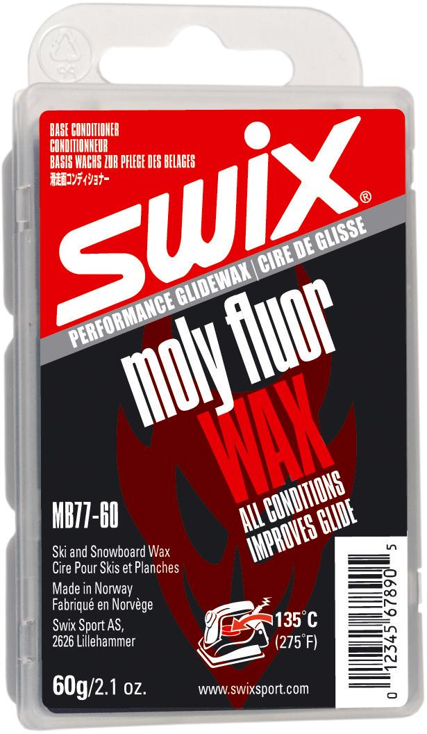 Фторсодержащий парафин Swix MB77 Moly fluor wax 60g (1052-MB077-6)