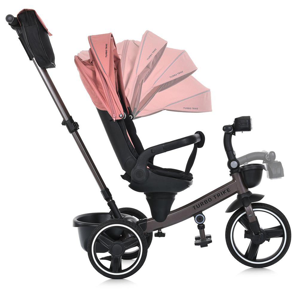 Велосипед дитячий 3-х колісний Turbo Trike MT 1002-6 від 1,5 до 3 років поворотне сидіння Рожевий (24604077) - фото 3 Велосипед дитячий 3-х колісний Turbo Trike MT 1002-6 від 1,5 до 3 років поворотне сидіння Рожевий (24604077) - фото 3