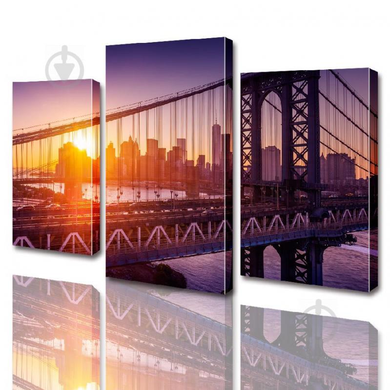 Модульная картина Бруклинский мост ADG0005 размер 70 х 105 см