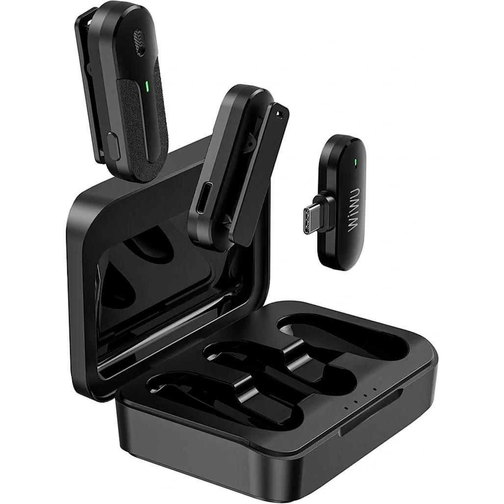 Микрофон петличный беспроводной WIWU mini Wi-WM002 USB Type-C (779873) - фото 2 Микрофон петличный беспроводной WIWU mini Wi-WM002 USB Type-C (779873) - фото 2
