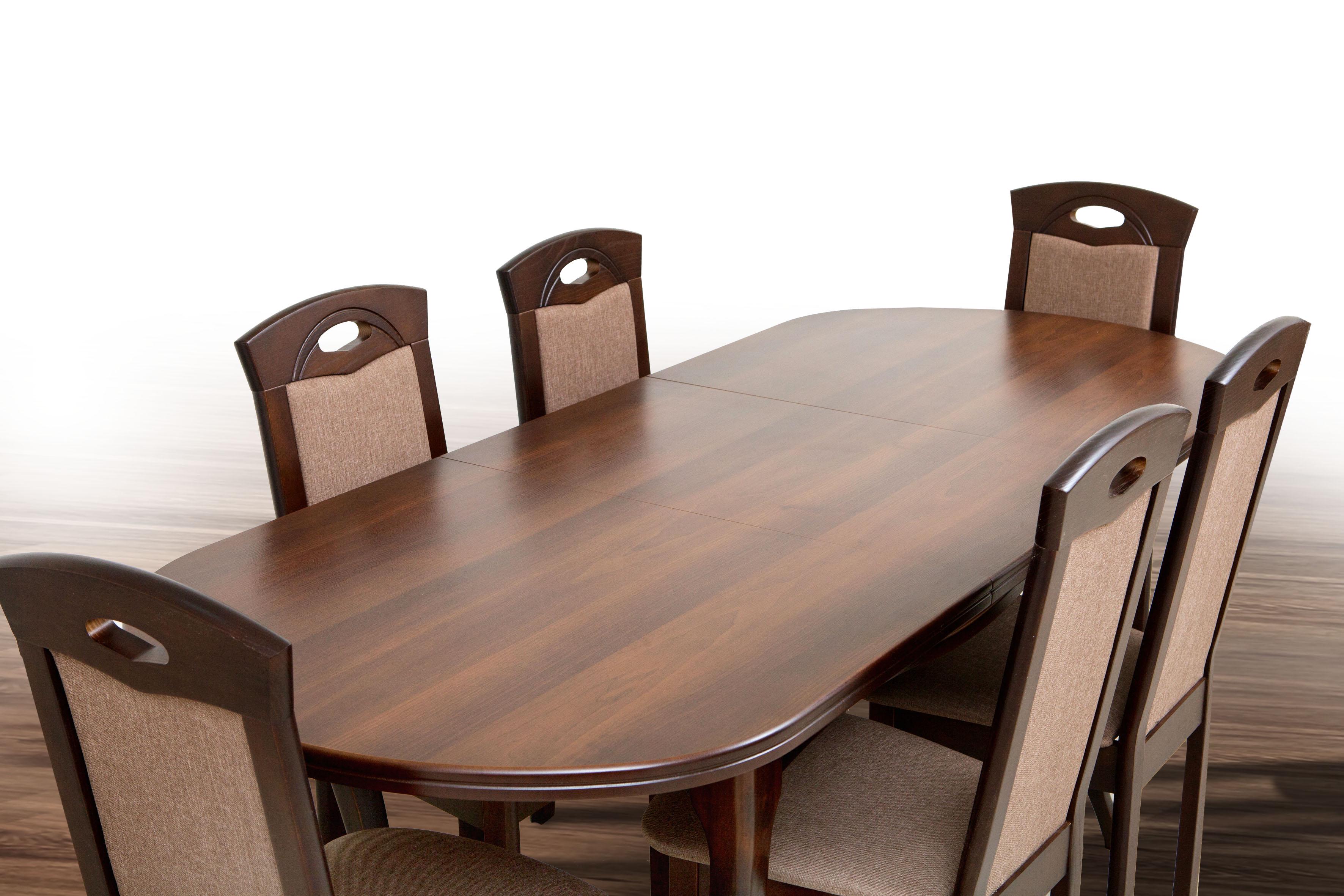 Обеденный стол-трансформер раскладной TWIST Темный орех - фото 2