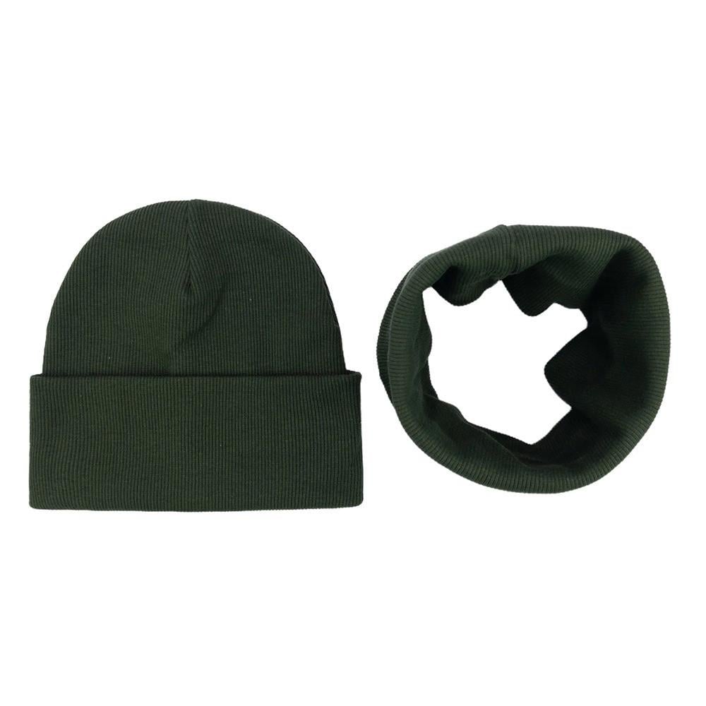 Шапка со снудом Luxyart унисекс р. 50-60 Хаки (TL-314)