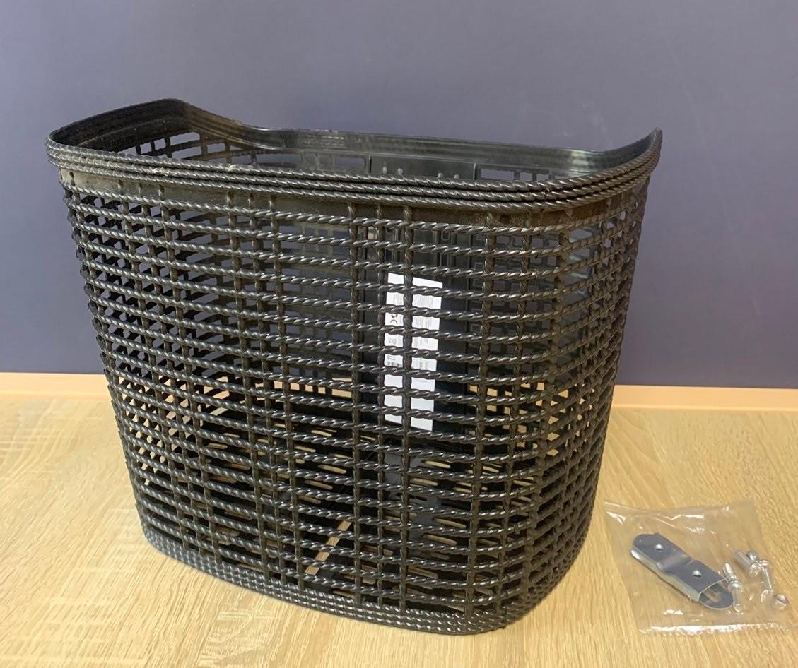 Кошик для велосипеда пластиковий Чорний (HS-30250)