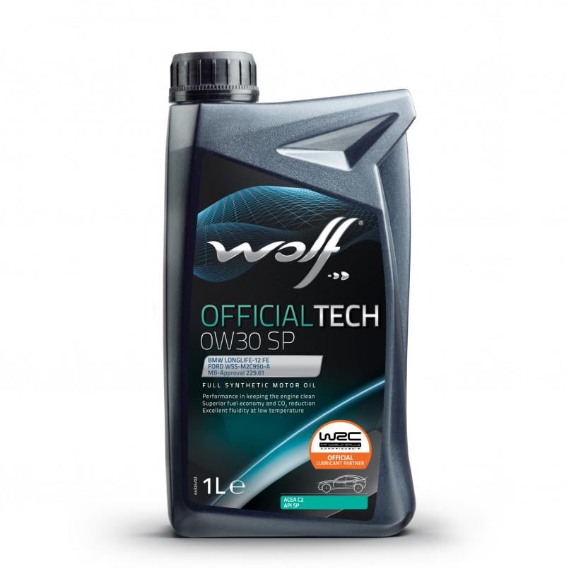 Моторна олива WOLF OFFICIALTECH 0W30 SP 1 л Моторна олива WOLF OFFICIALTECH 0W30 SP 1 л