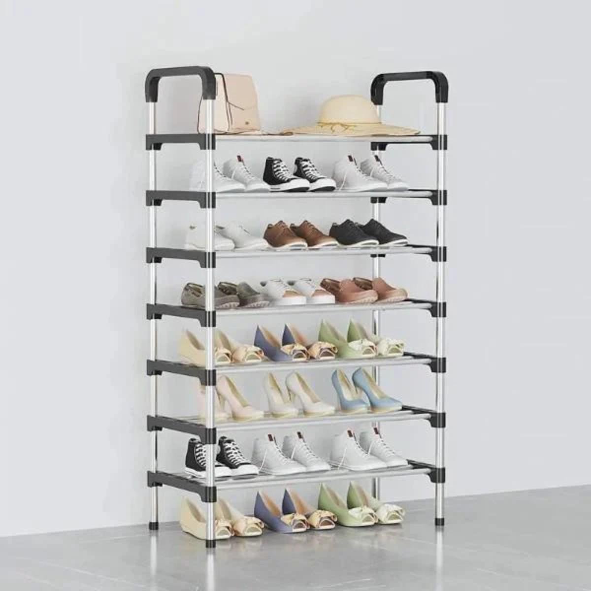 Полиця для взуття Shoe Rack 7 полиць 56х28х132 см (R93314) - фото 4