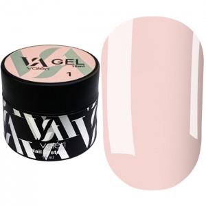 Гель для наращивания Valeri Builder GeI №01 Nude 15 мл
