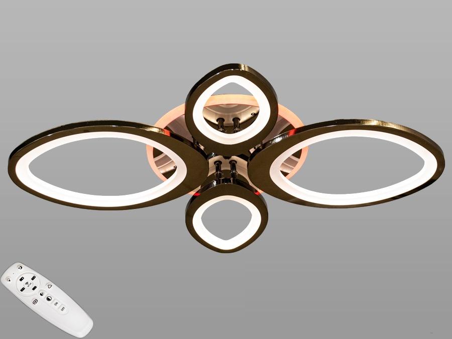 Люстра потолочная Octav светодиодная с диммером 85 Вт (8059/2+2BHR LED)