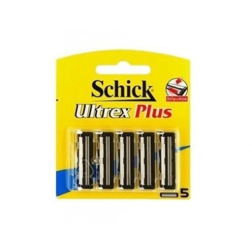 Картриджи сменные для бритья мужские Schick Ultrex Plus 5 шт. (7499619) - фото 1