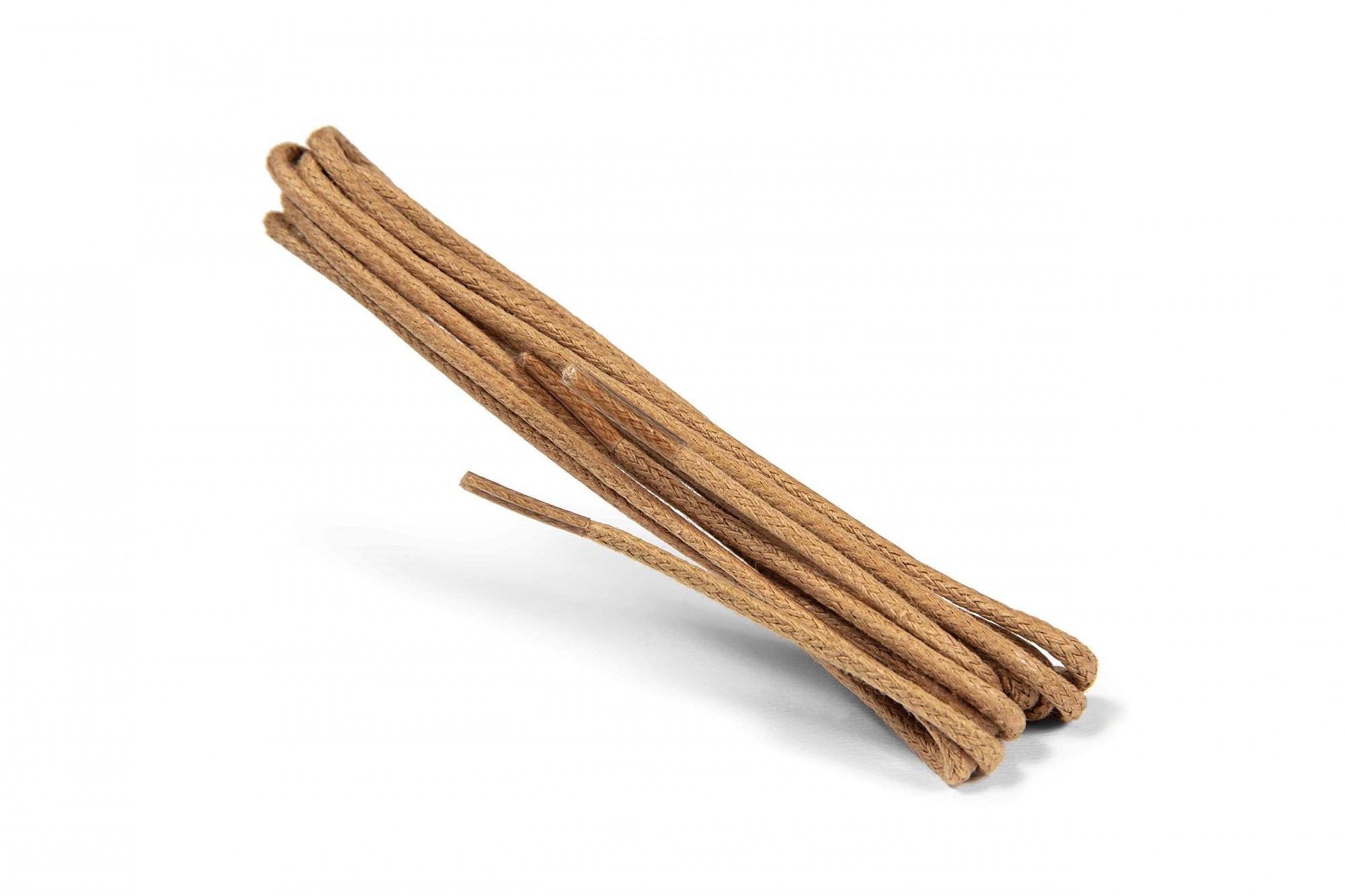 Шнурки для обуви Kaps вощенные тонкие 90 см Бежевый