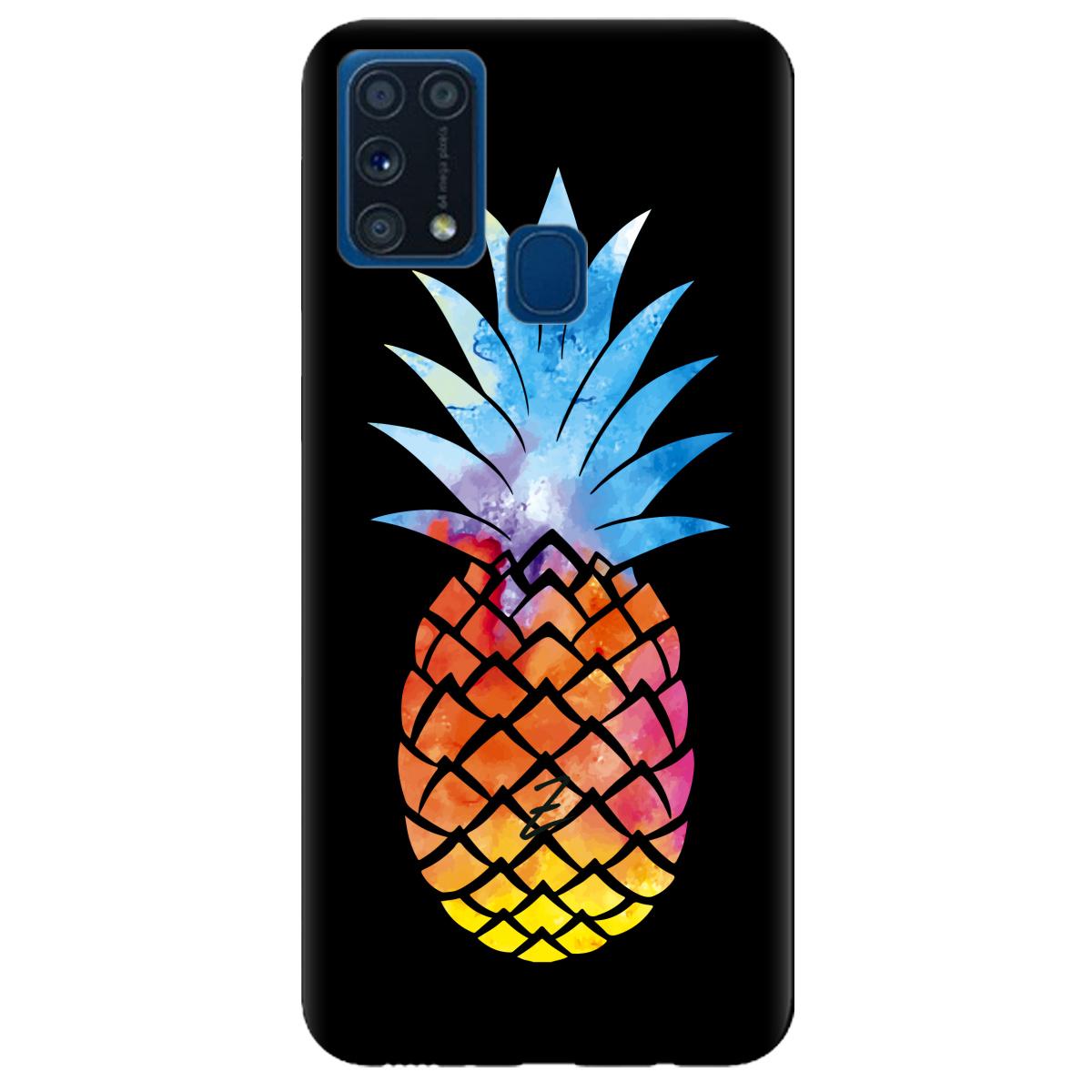 Силиконовый чехол Zorrov для Samsung Galaxy M31 - Ananas (14190040089098114) - фото 1