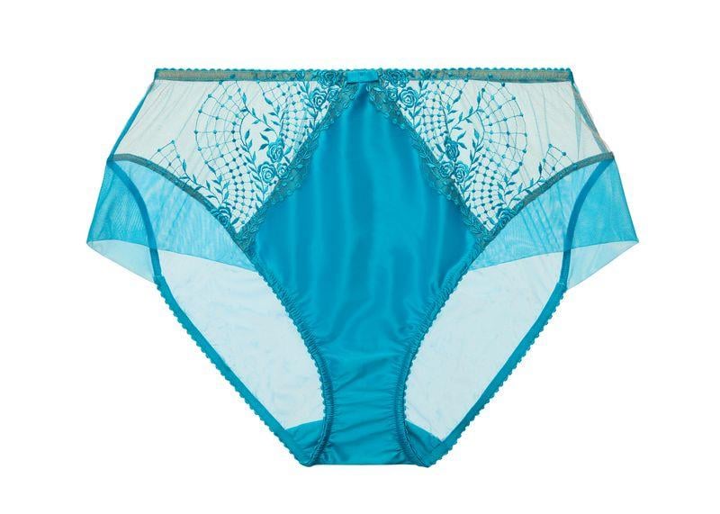 Труси з високою талією Dita von Teese XXL Блакитний королівський (25019-blue)
