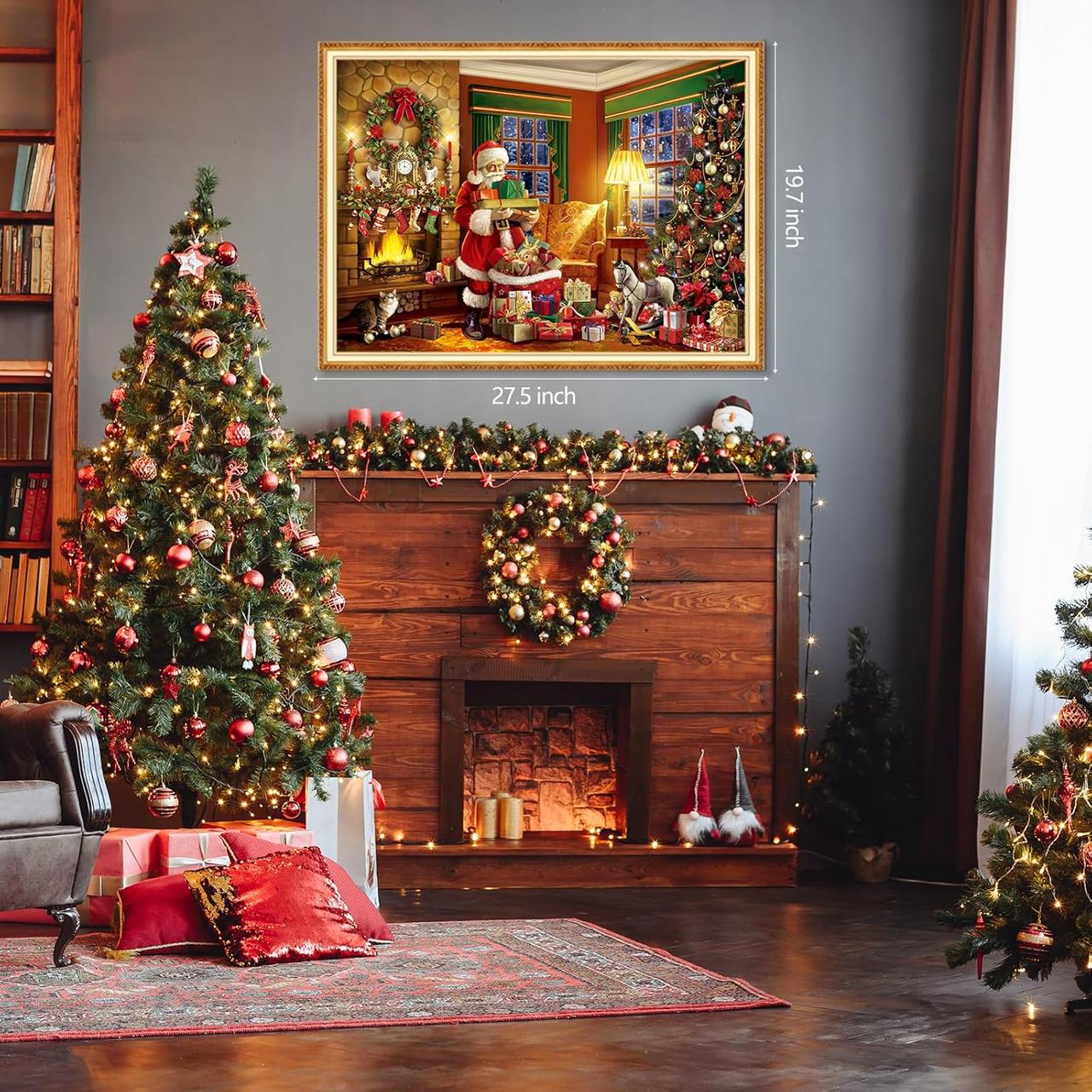 Адвент-календарь рождественский пазл 24 коробки по 1008 деталей - фото 6