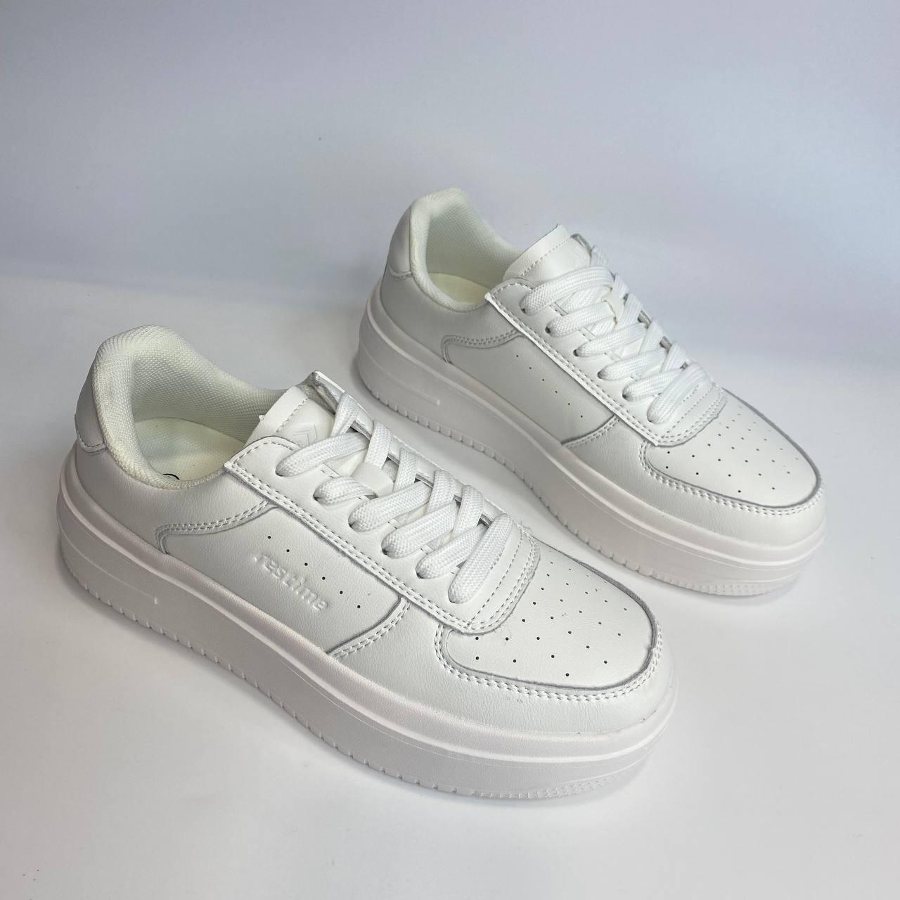 Кроссовки для девочки Restime р. 40 25,7 см Белый (24067 HWB) - фото 3