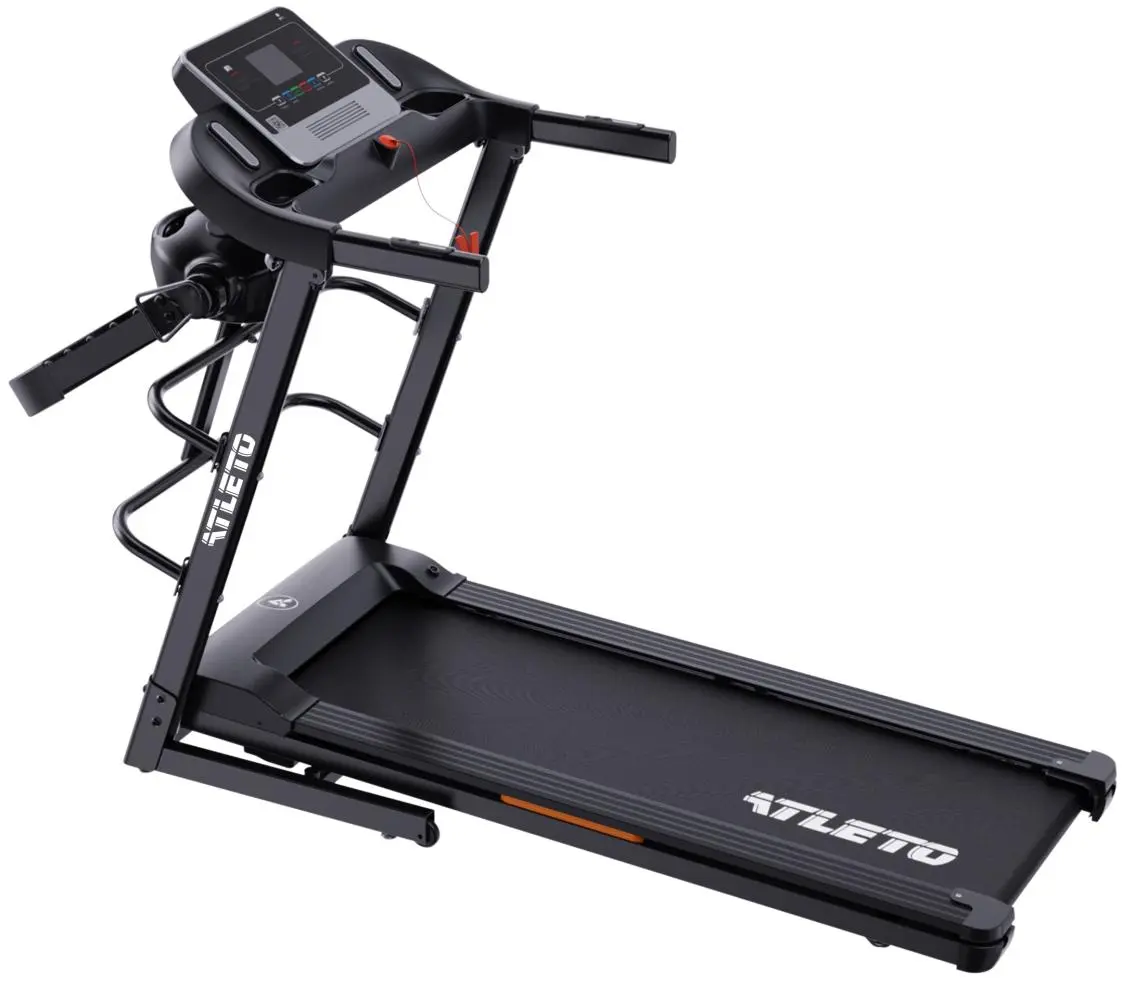 Беговая дорожка Atleto A90 электрическая с массажером с углом наклона Черный (132-76-42401031)