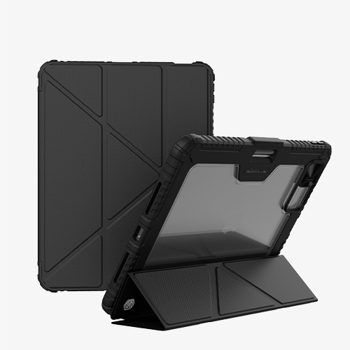 Чохол-книжка Nillkin Bumper Leather Case Multi-angle folding style для Apple iPad Pro 13 2024 Black (6902048281110)