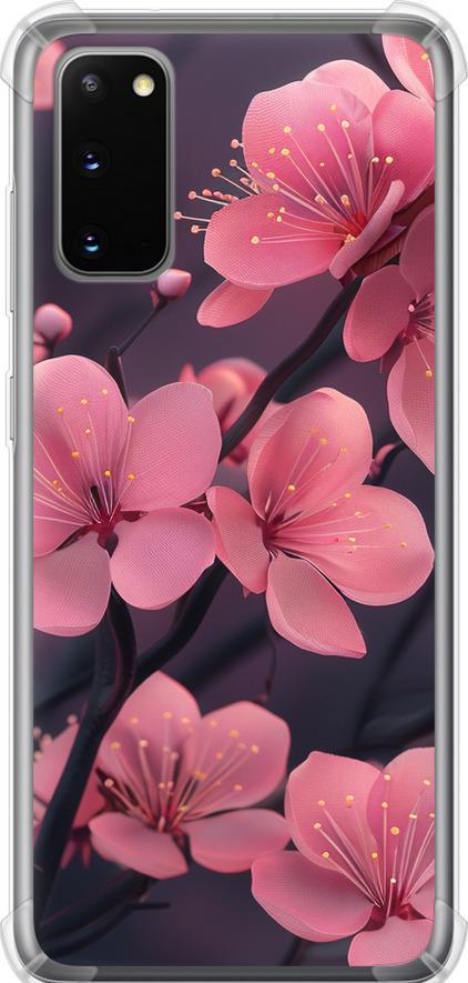 Чехол на Samsung Galaxy S20 Пурпурная сакура (6075sp-1824-42517)
