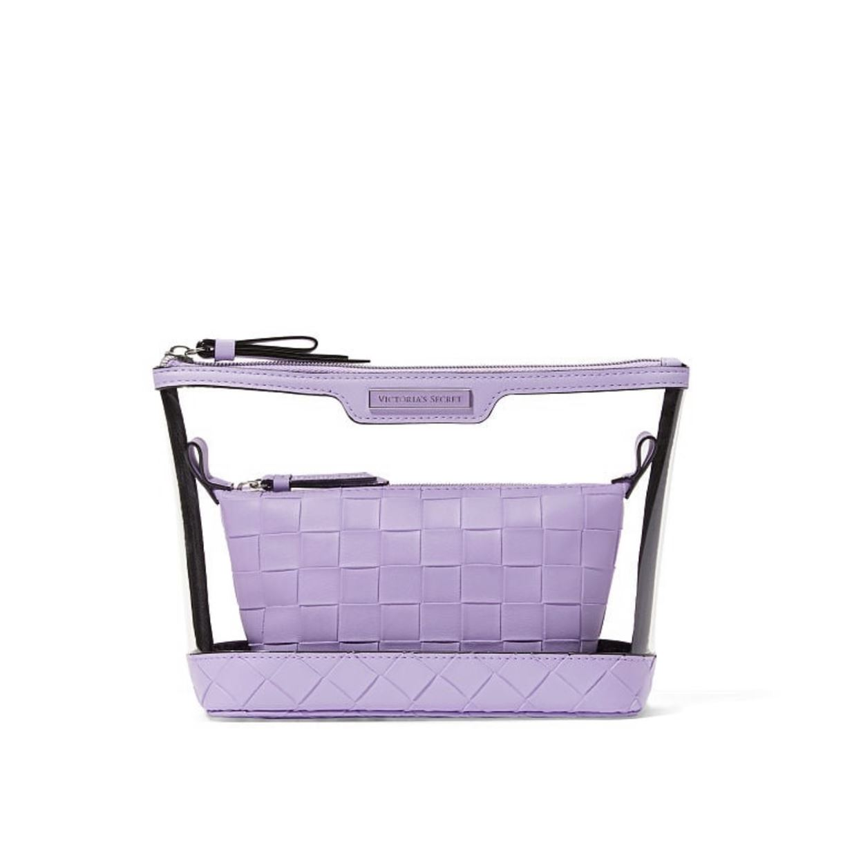Набір косметичок Victoria's Secret 2-piece Makeup Bag Фіолетовий (23022182)