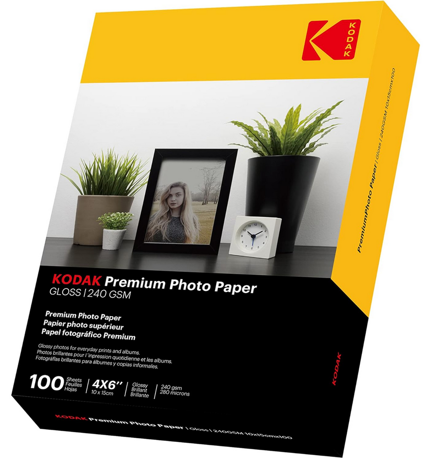 Фотобумага глянцевая Kodak Premium 100 л. 240 г/м2 10х15 см (29159485)