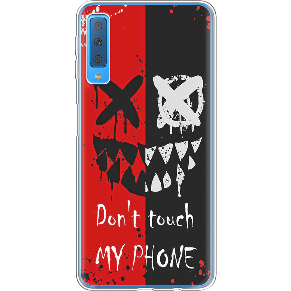 Чехол BoxFace Samsung A750 Galaxy A7 2018 Bad Smile Прозрачный силикон (35481-up2468-35481)