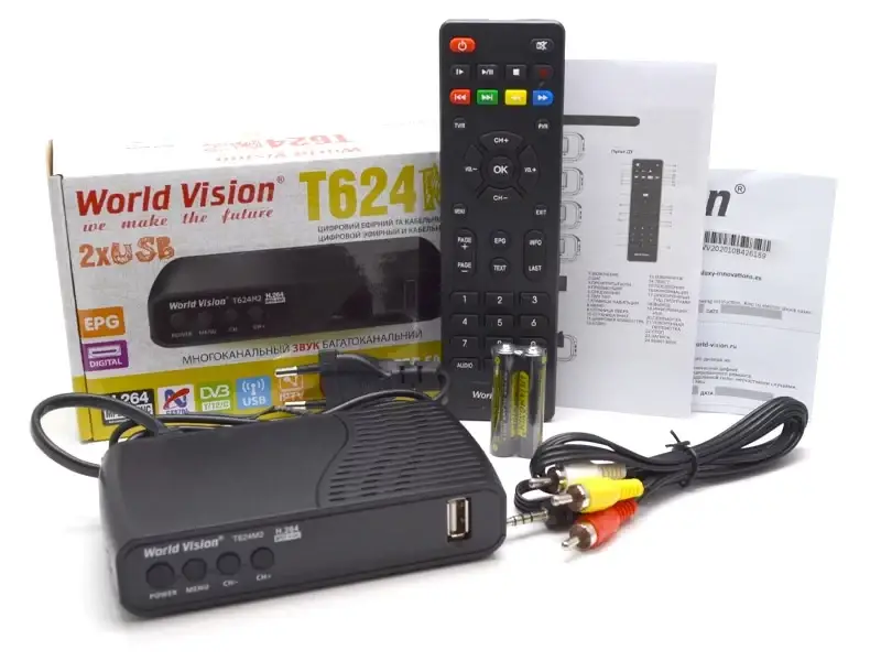 Цифровой ресивер World Vision T624M2 (00242)