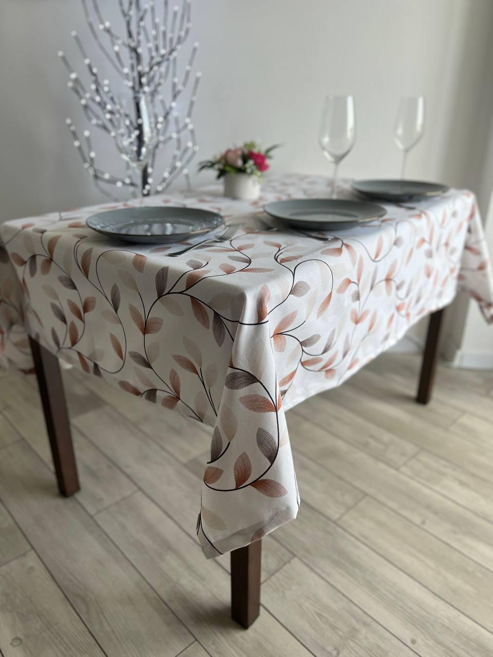 Скатертина водовідштовхувальна тефлонова прямокутна 140x170 см (30076-p2)