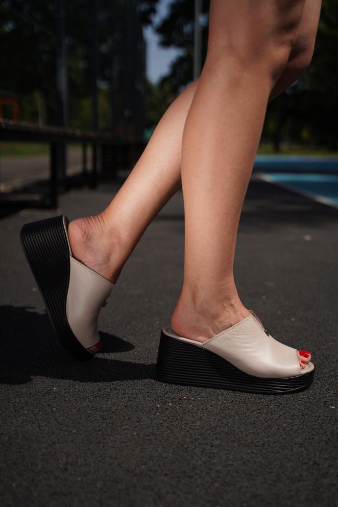 Сабо женские Fabio Monelli р. 39 Бежевый (171223)